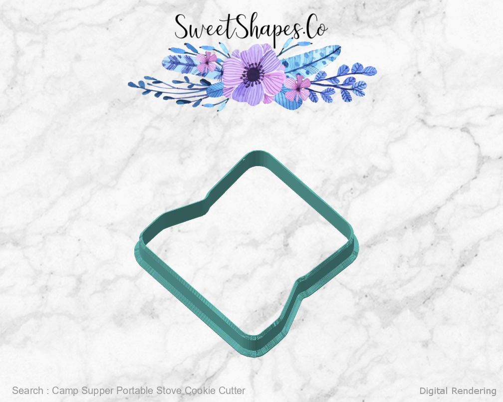 Camp Supper Portable Stove Cookie Cutter — front-45 manufacturing preview