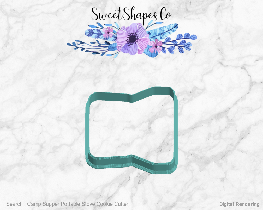 Camp Supper Portable Stove Cookie Cutter — left manufacturing preview