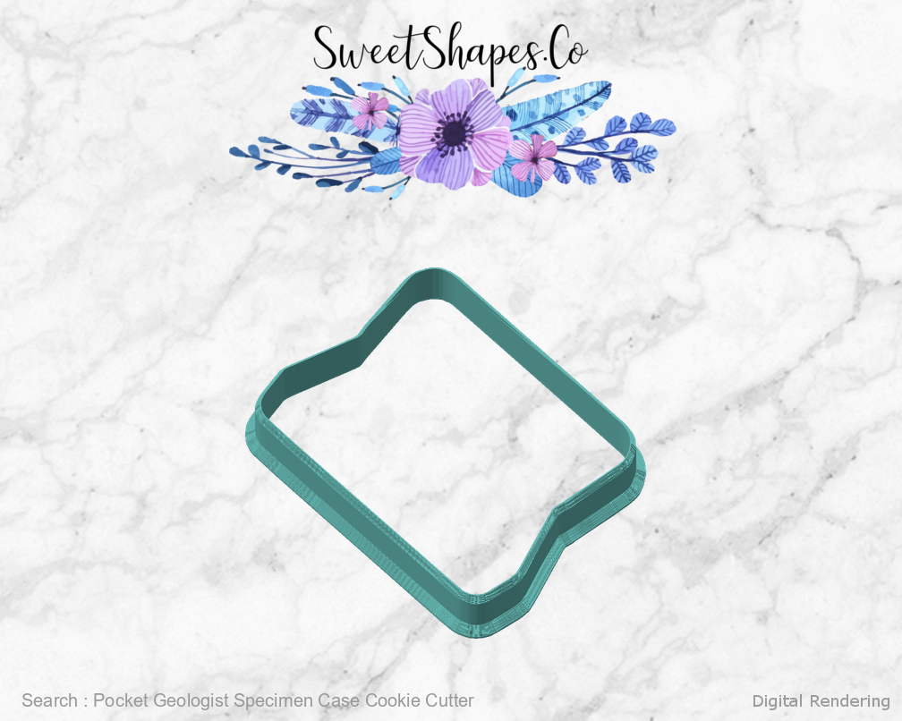 Pocket Geologist Specimen Case Cookie Cutter 02-front-45.png