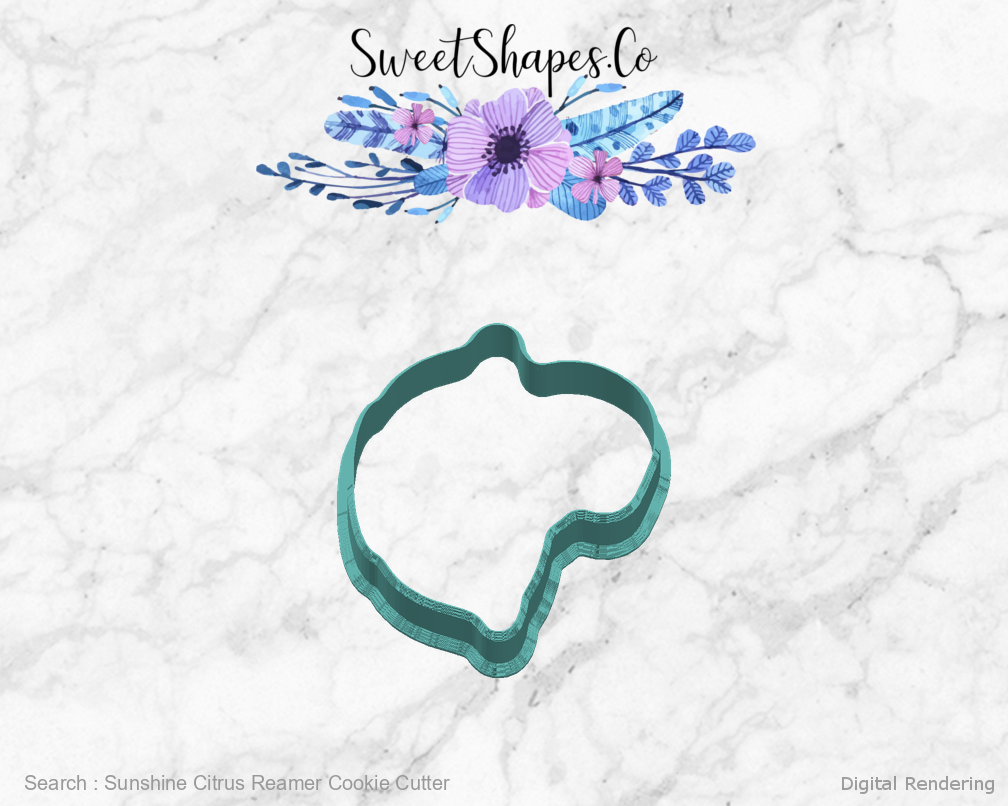 Sunshine Citrus Reamer Cookie Cutter right view