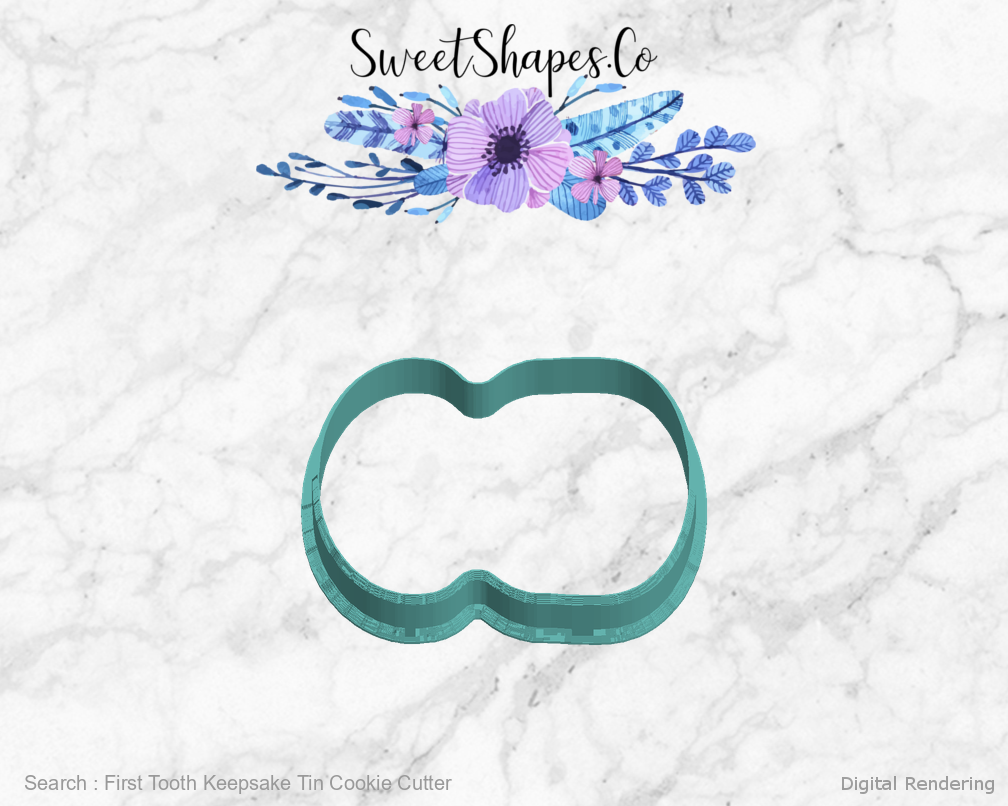 First Tooth Keepsake Tin Cookie Cutter 05-left digital rendering