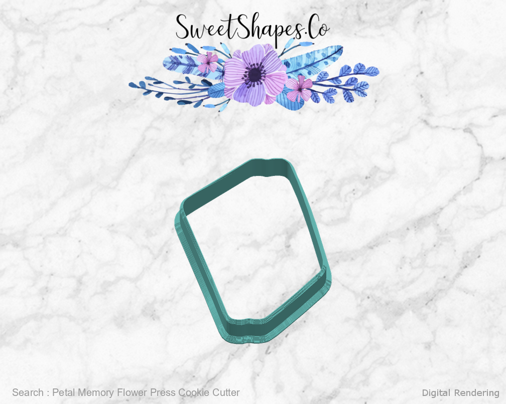 Petal Memory Flower Press Cookie Cutter 03-right digital rendering