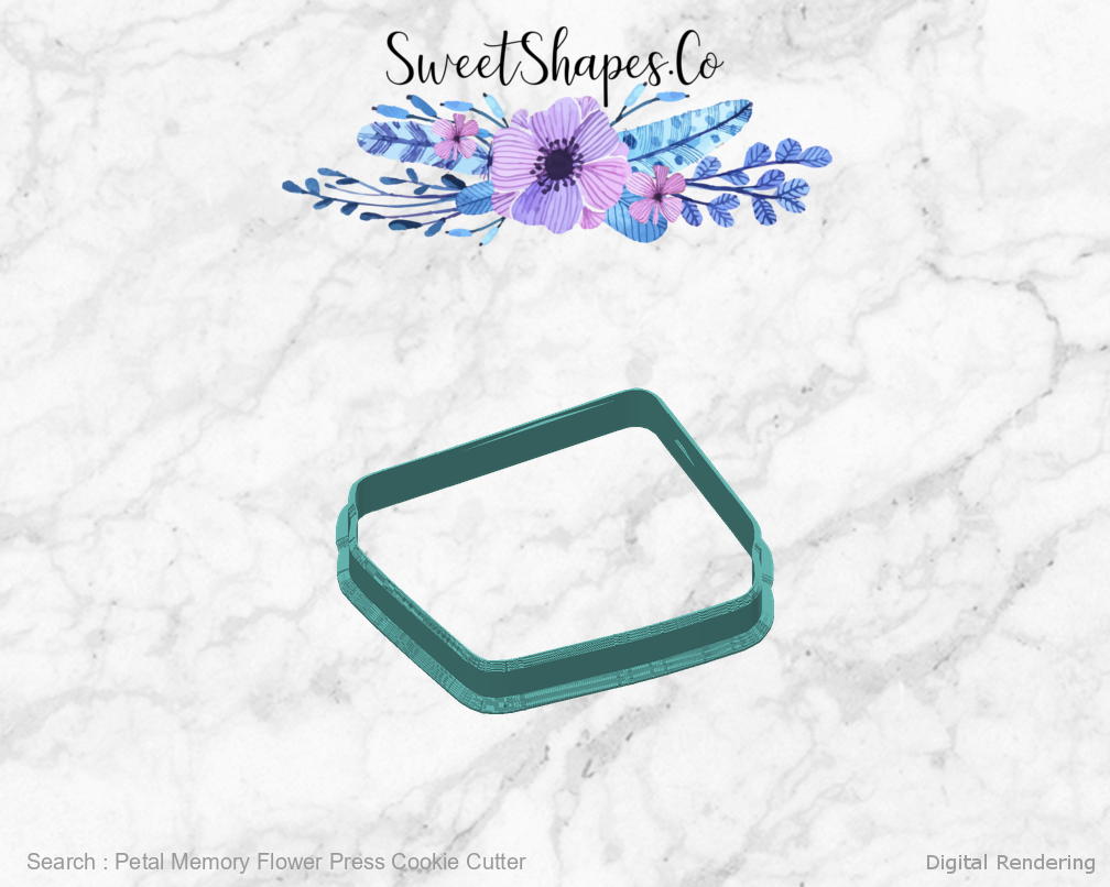 Petal Memory Flower Press Cookie Cutter 04-back digital rendering
