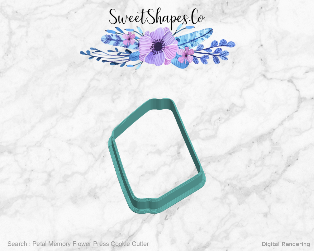 Petal Memory Flower Press Cookie Cutter 05-left digital rendering