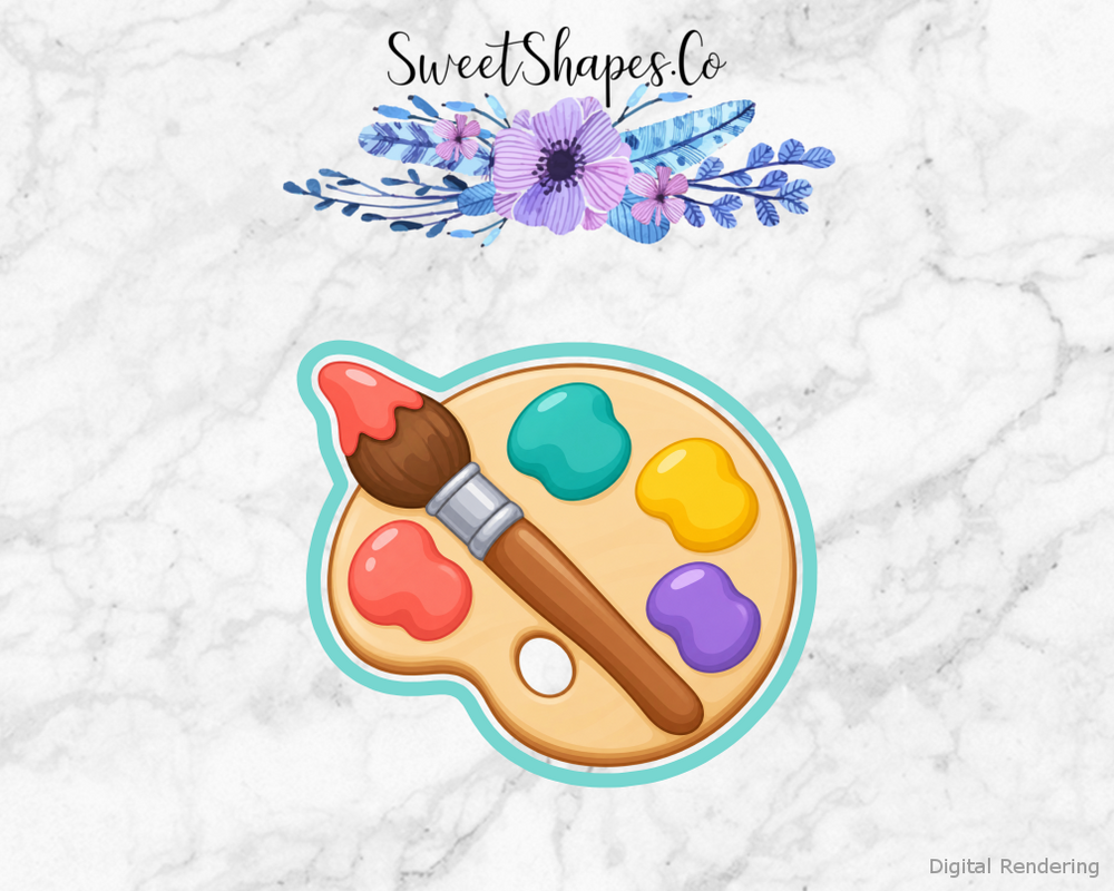 Arts and Crafts Palette Cookie Cutter