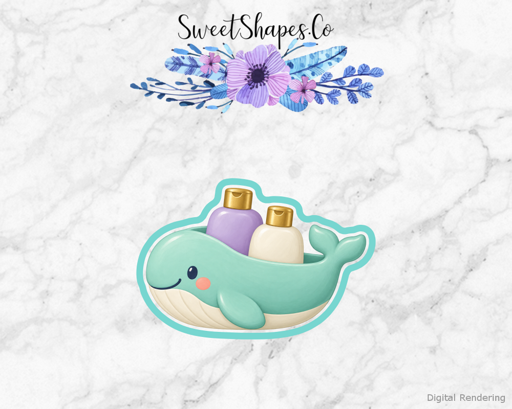 Baby Splash Whale Bath Caddy Cookie Cutter