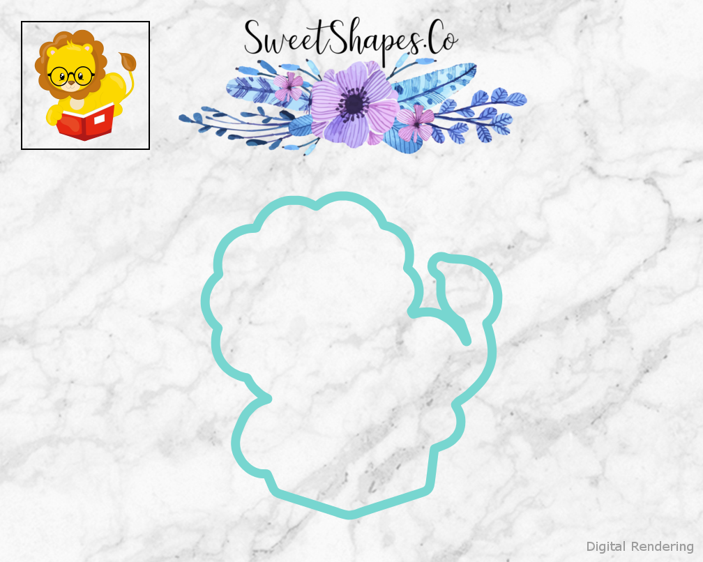 Back To School Lion Cookie Cutter