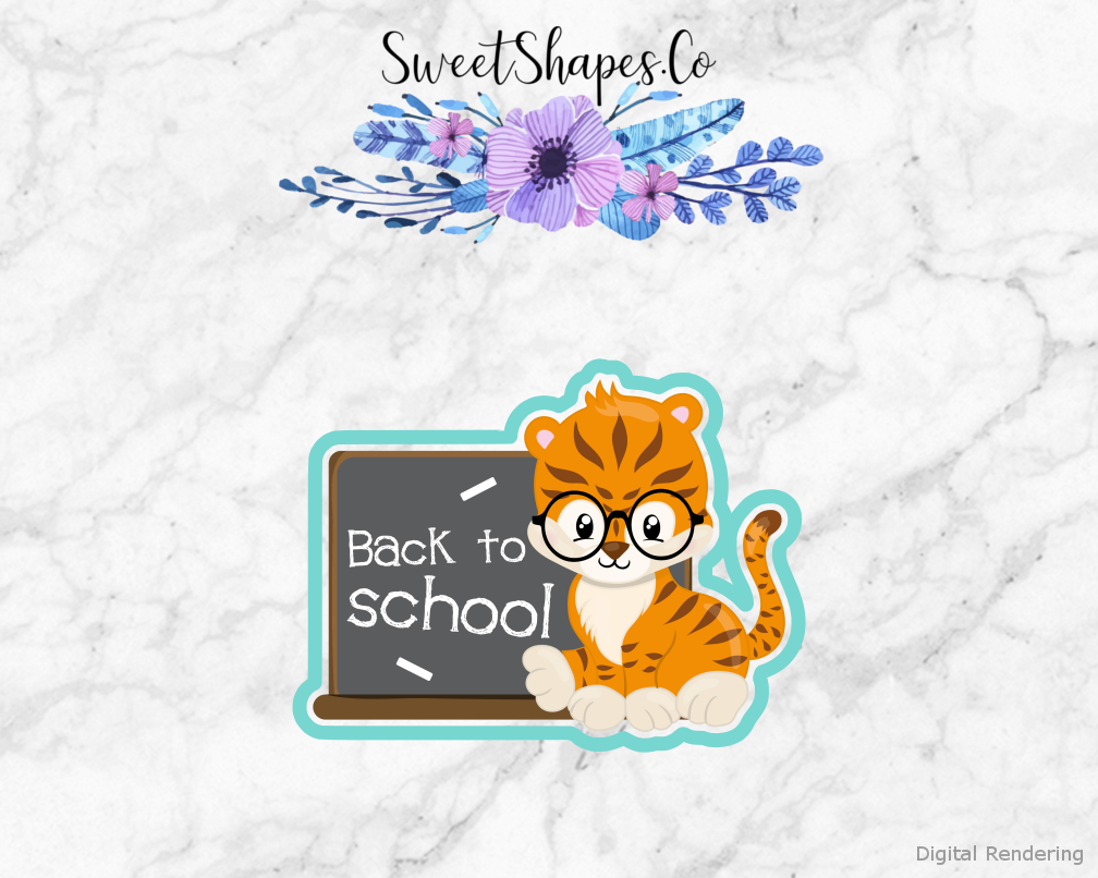 Back To School Tiger Cookie Cutter