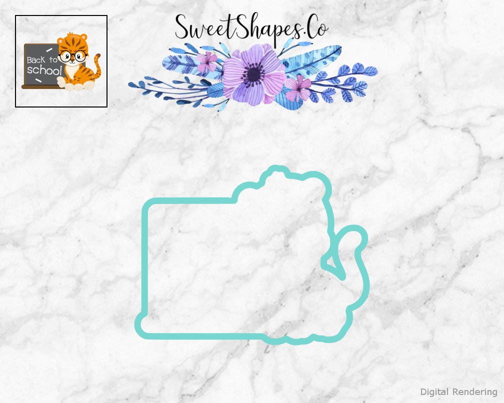 Back To School Tiger Cookie Cutter