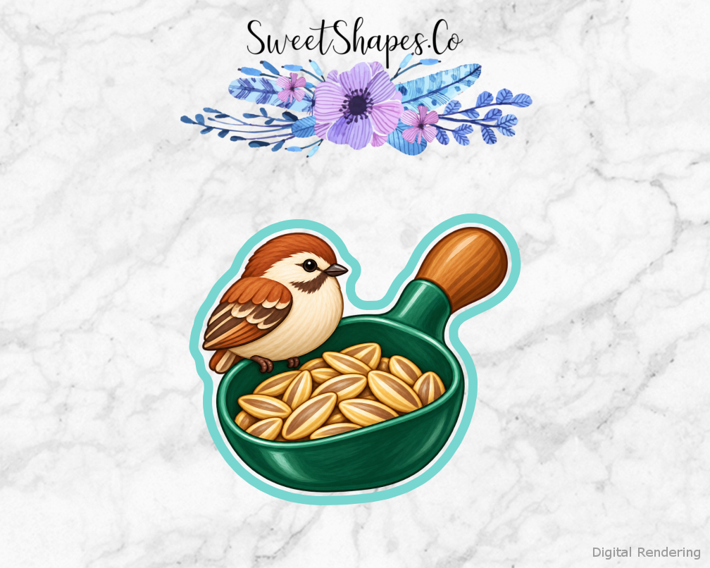 Backyard Bird Seed Scoop Cookie Cutter