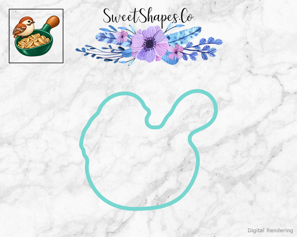 Backyard Bird Seed Scoop Cookie Cutter