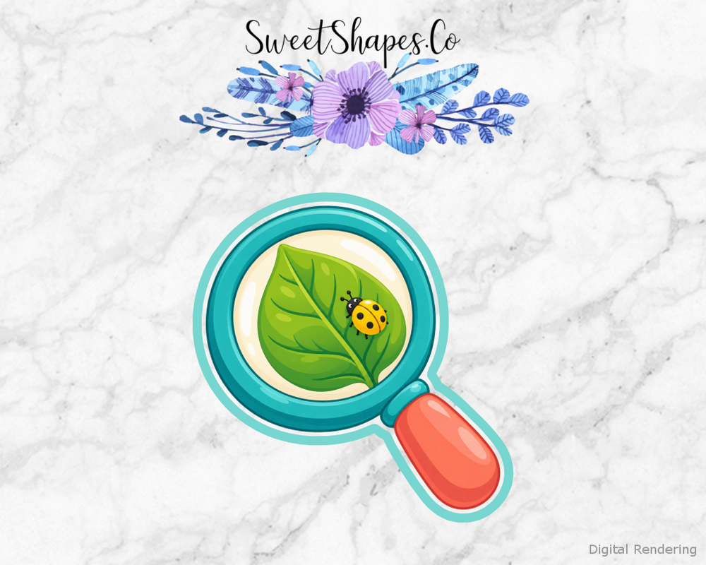 Backyard Botanist Magnifying Glass Cookie Cutter