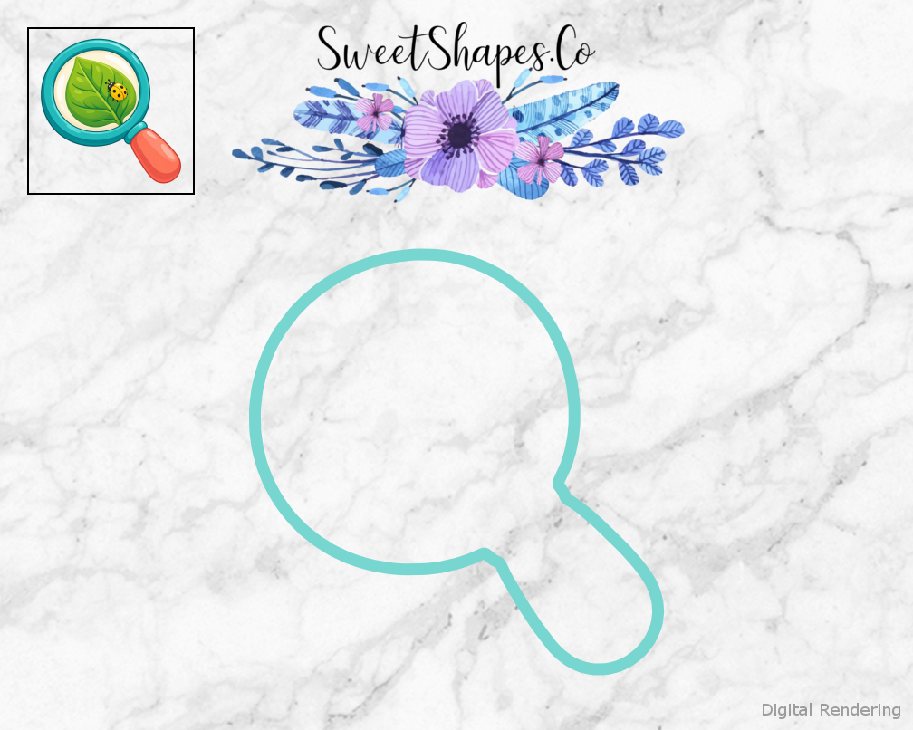 Backyard Botanist Magnifying Glass Cookie Cutter