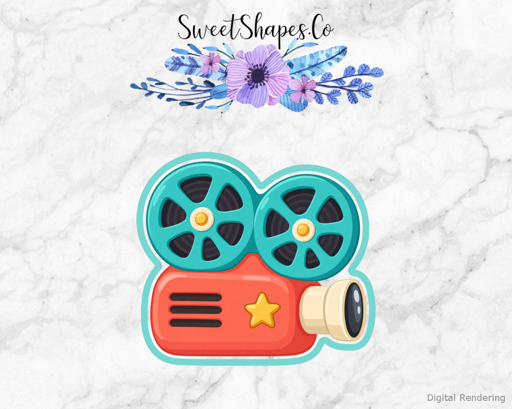 Backyard Movie Night Projector Cookie Cutter
