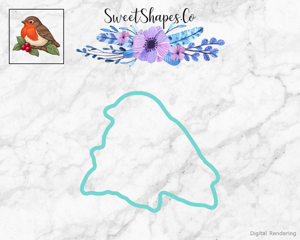Backyard Robin Berry Perch Cookie Cutter
