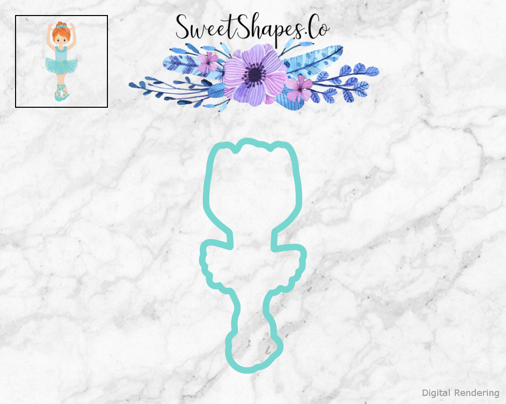 Ballerina 2 Cookie Cutter
