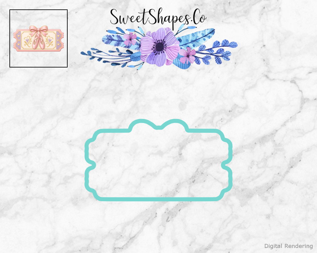 Ballet Recital Recital Ticket Cookie Cutter