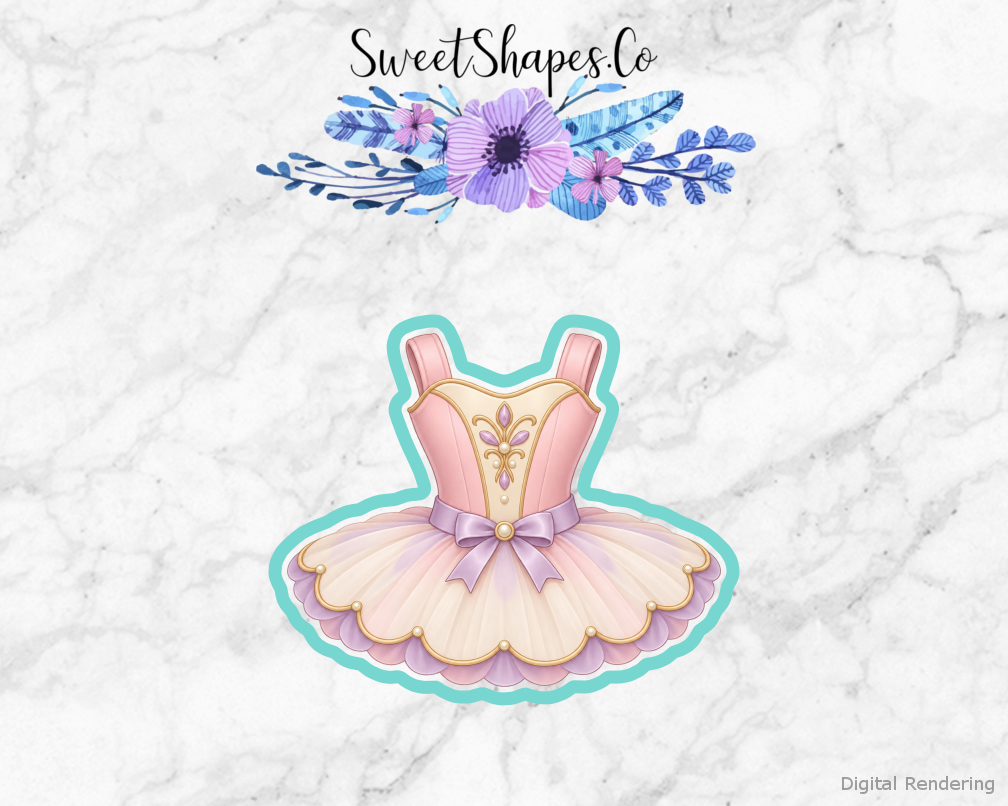 Ballet Recital Ruffled Recital Tutu Cookie Cutter