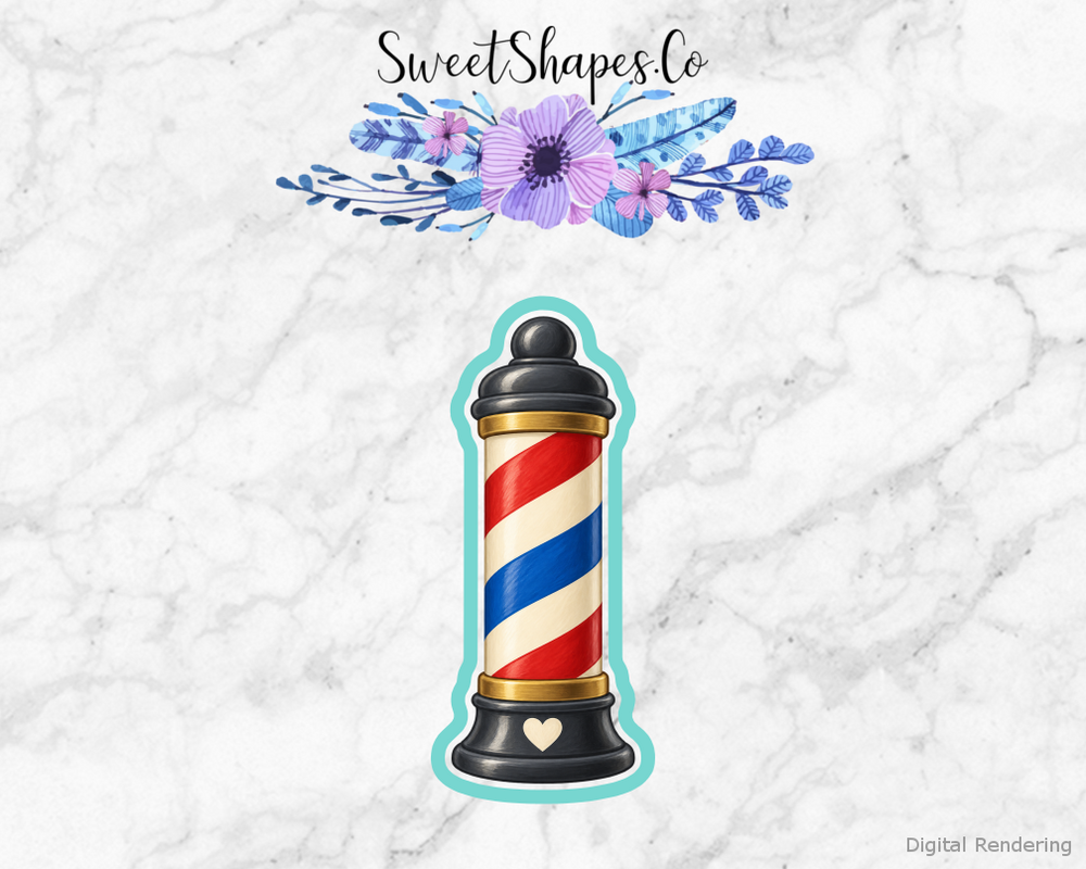 Barber Appreciation Pole Cookie Cutter