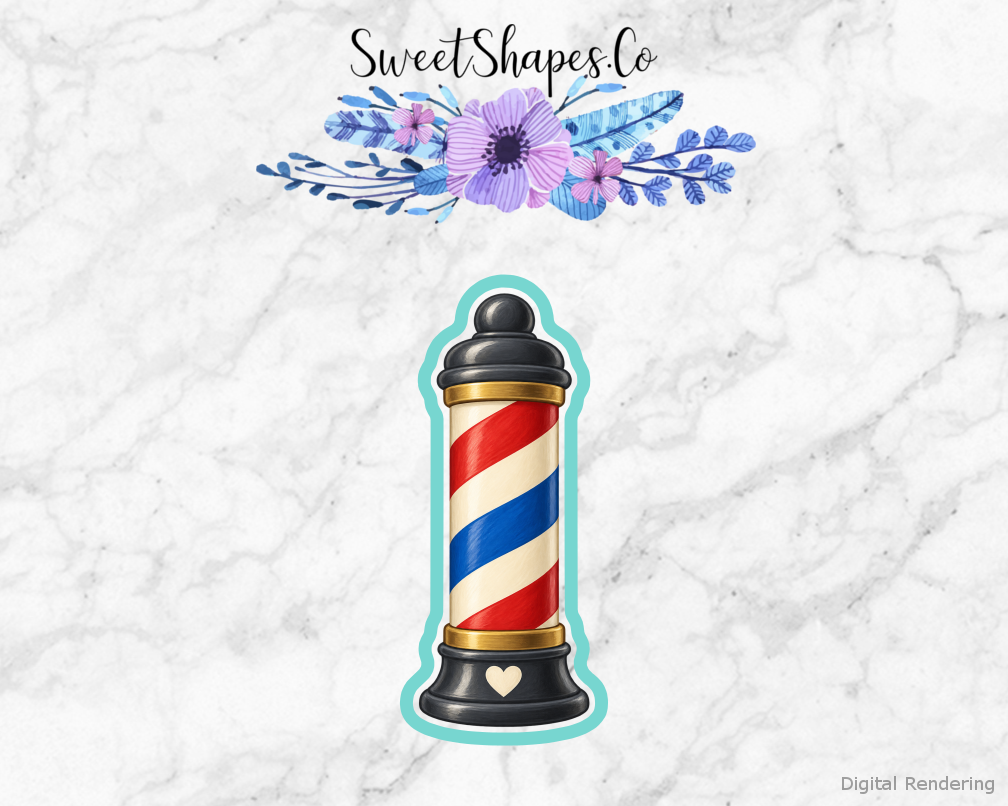 Barber Appreciation Pole Cookie Cutter