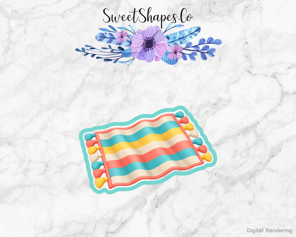 Beach Picnic Beach Picnic Blanket Cookie Cutter