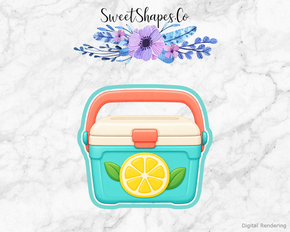 Beach Picnic Lemonade Cooler Cookie Cutter