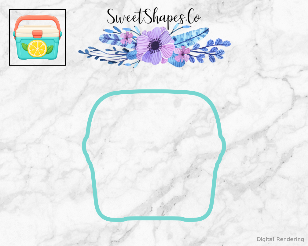 Beach Picnic Lemonade Cooler Cookie Cutter