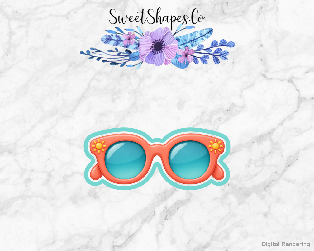 Beach Picnic Rounded Sunglasses Cookie Cutter