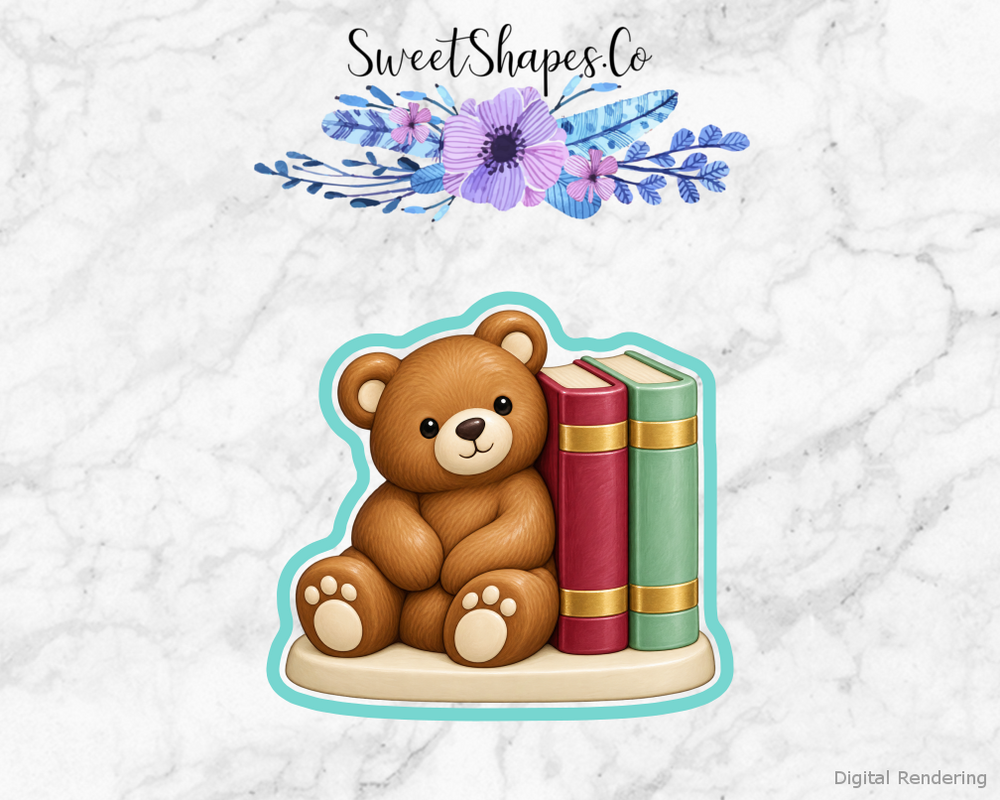 Bear Cub Bookend Cookie Cutter
