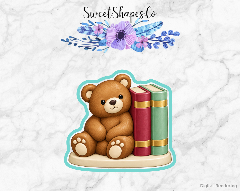 Bear Cub Bookend Cookie Cutter