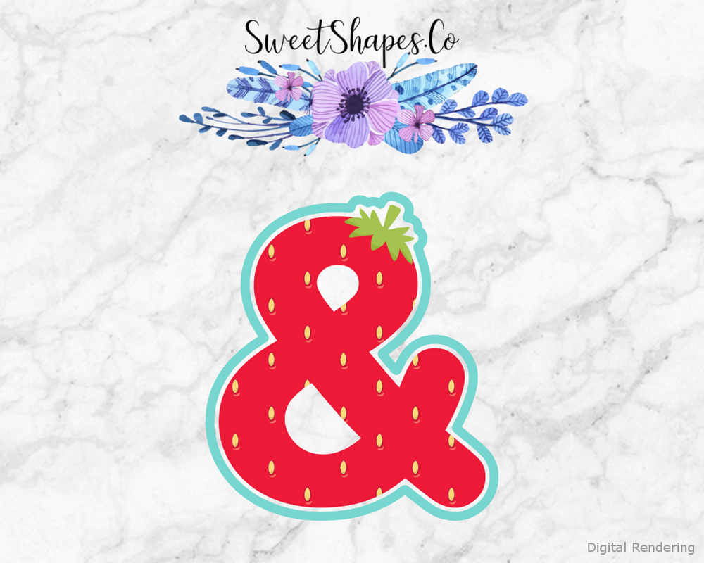 Berry Ampersand Cookie Cutter