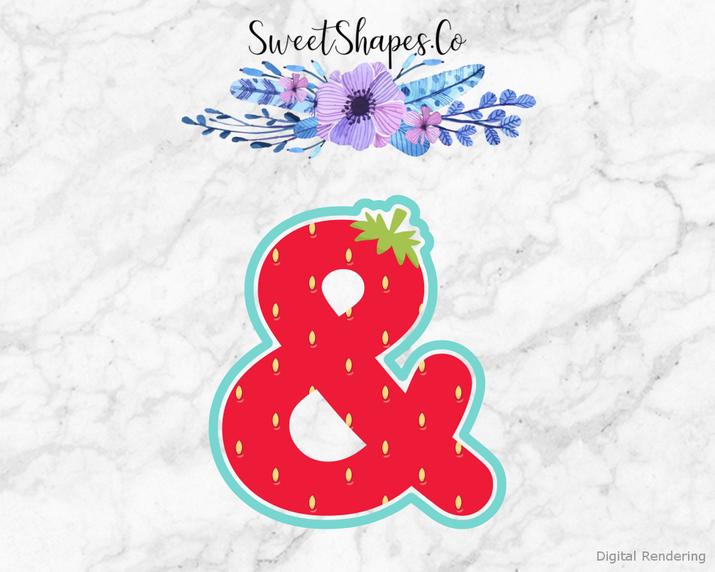 Berry Ampersand Cookie Cutter