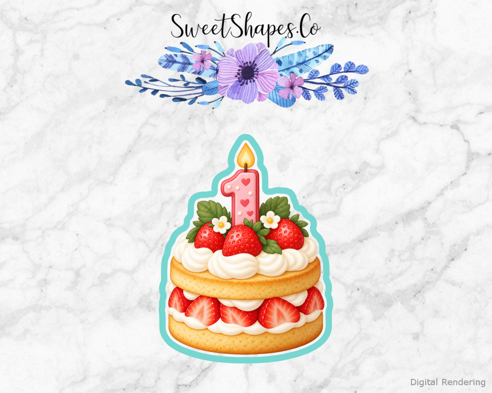Berry Birthday Strawberry Shortcake Cookie Cutter
