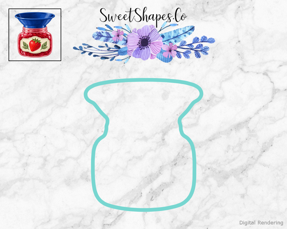 Berry Harvest Jam Funnel Cookie Cutter