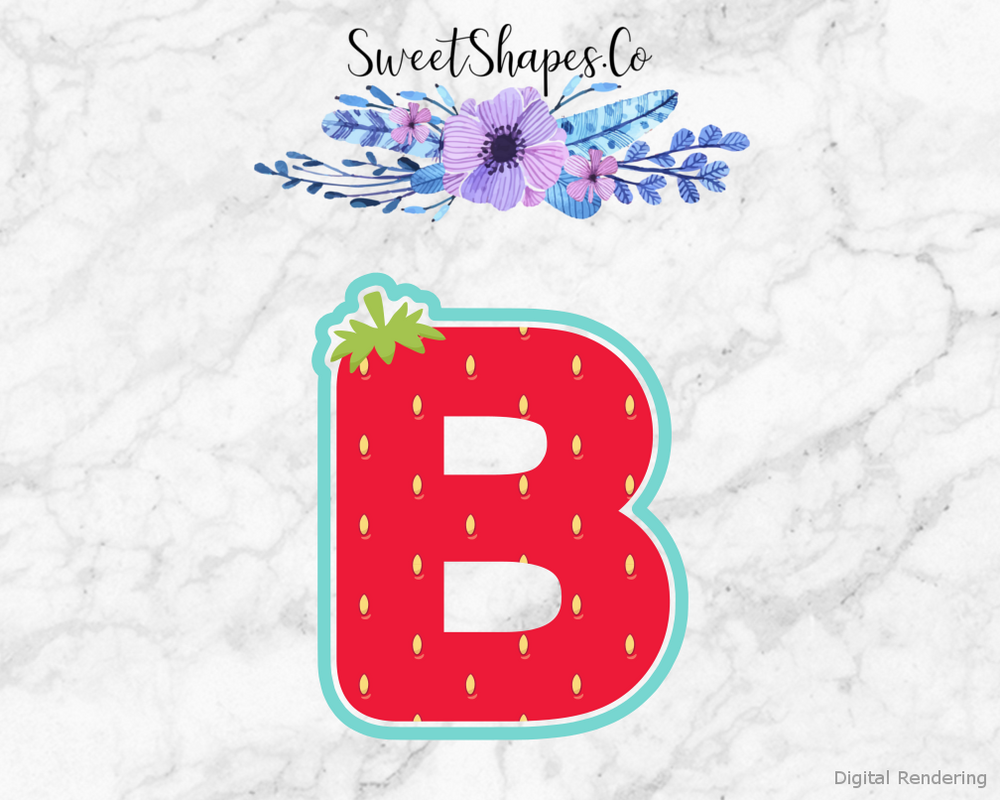 Berry Letter B Cookie Cutter