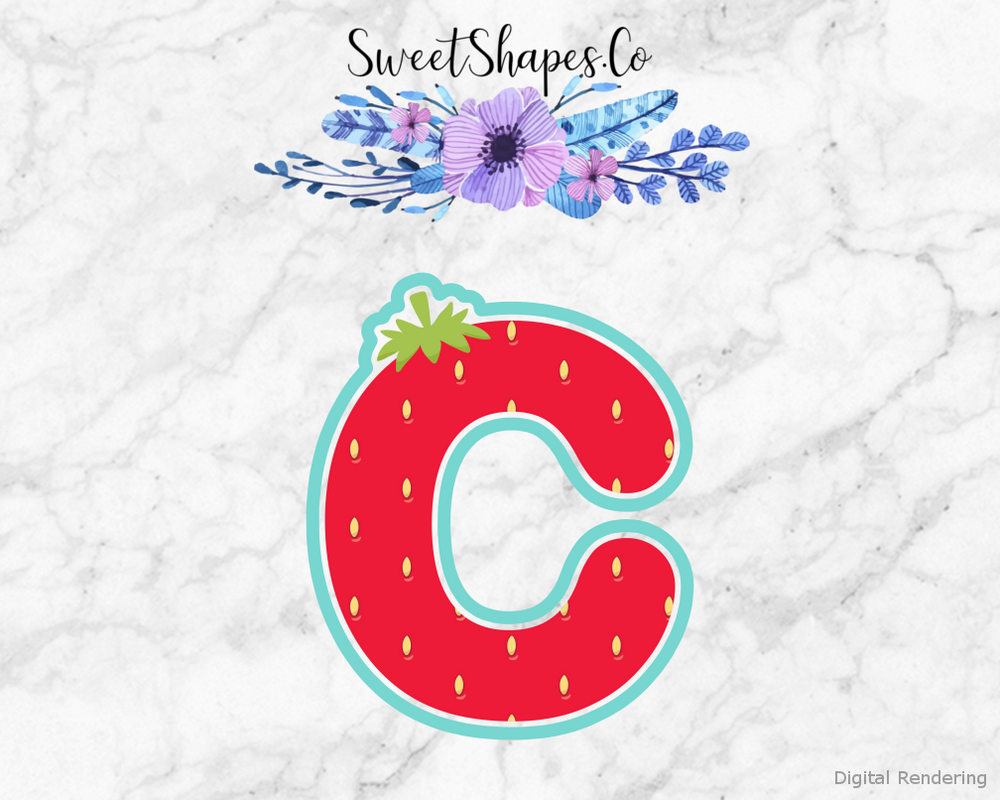 Berry Letter C Cookie Cutter