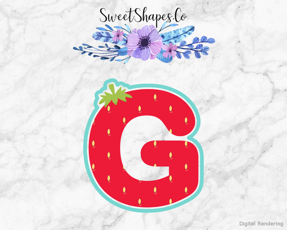 Berry Letter G Cookie Cutter