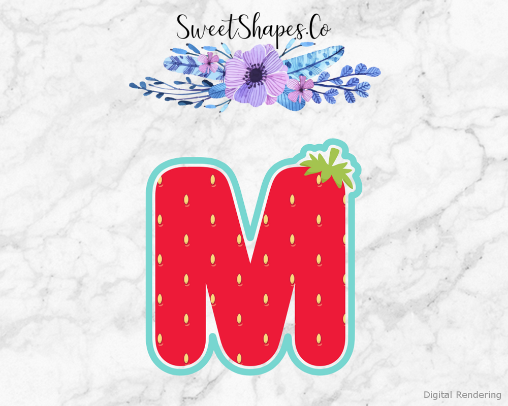 Berry Letter M Cookie Cutter