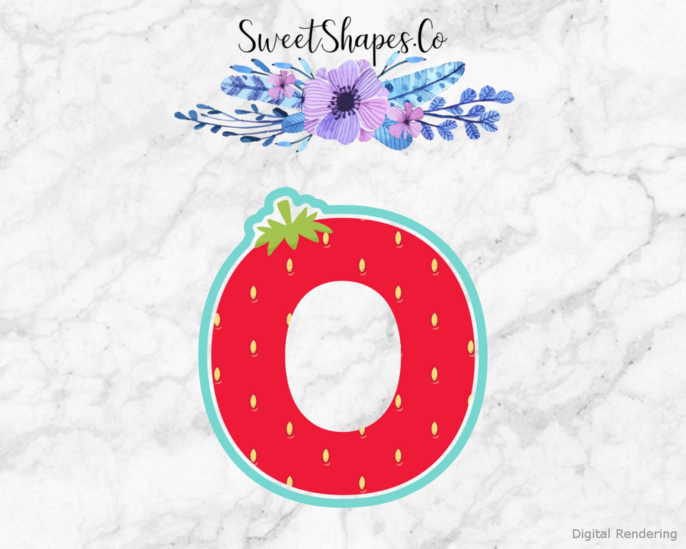 Berry Letter O Cookie Cutter