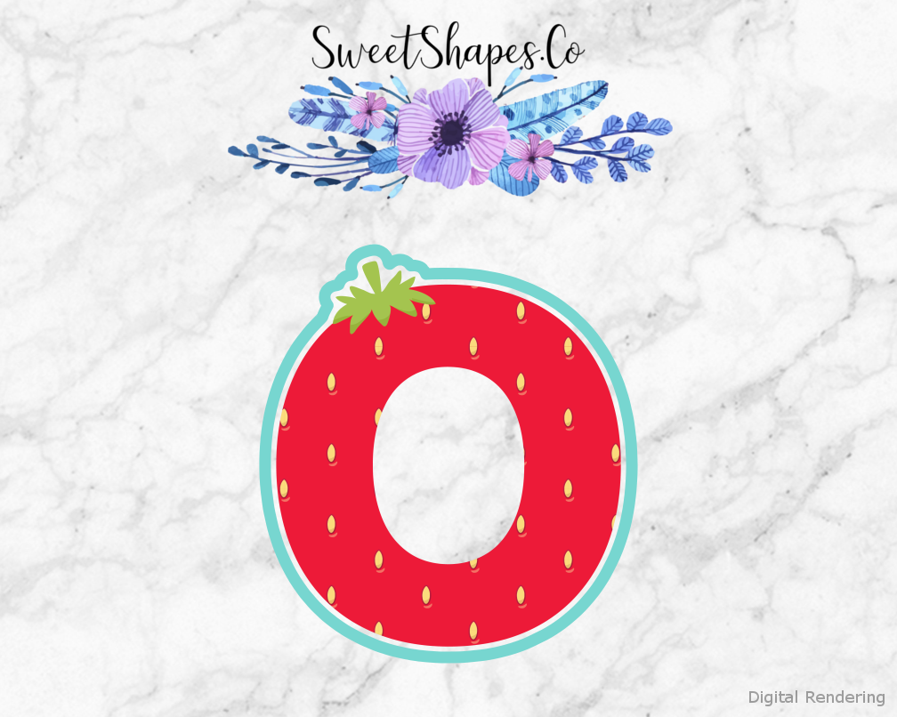 Berry Letter O Cookie Cutter