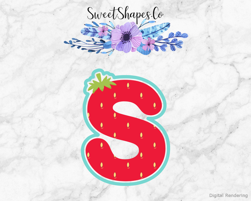 Berry Letter S Cookie Cutter