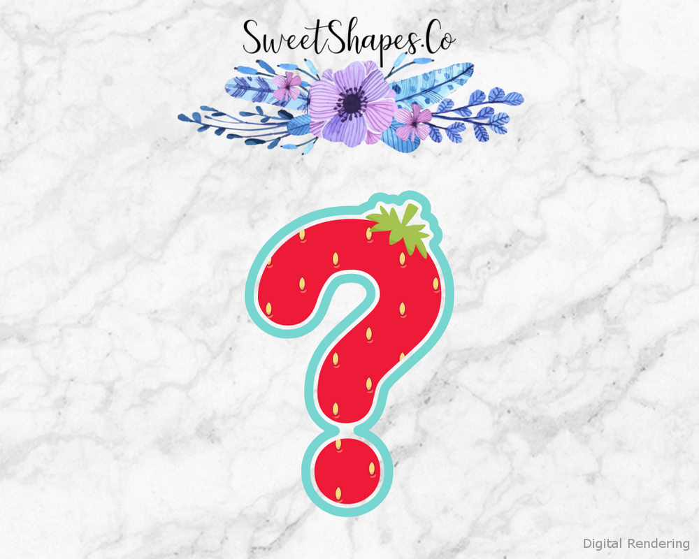 Berry Question Mark Cookie Cutter