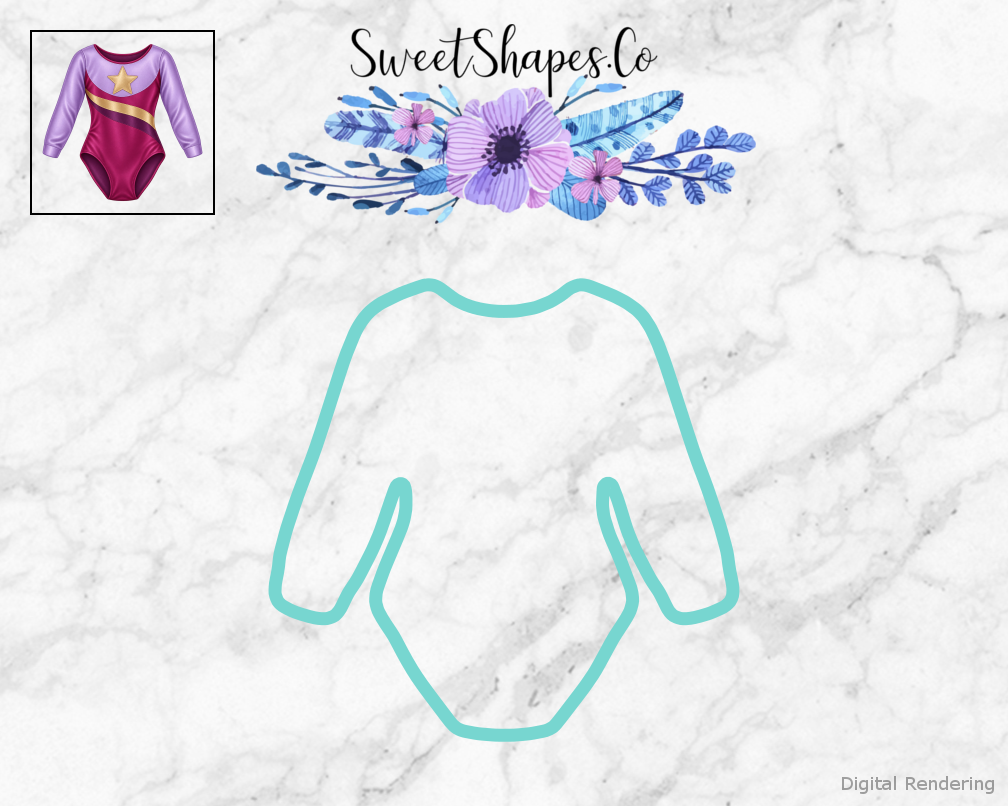 Berry Star Gymnastics Leotard Cookie Cutter