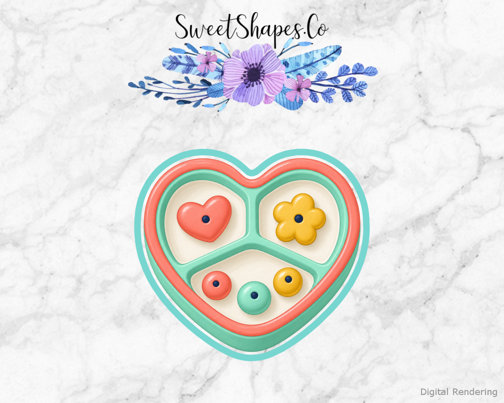 Bestie Bead Heart Tray Cookie Cutter