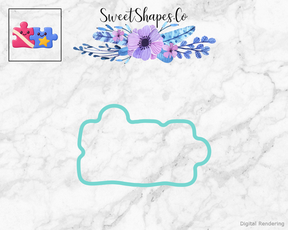 Better Together Puzzle Pair Cookie Cutter