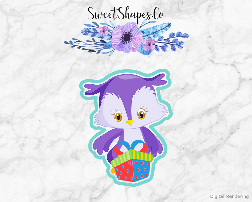 Birthday Owl Cookie Cutter