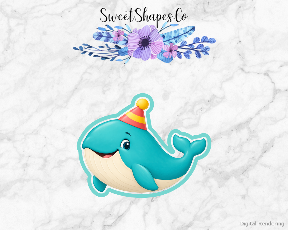 Birthday Party Whale Cookie Cutter