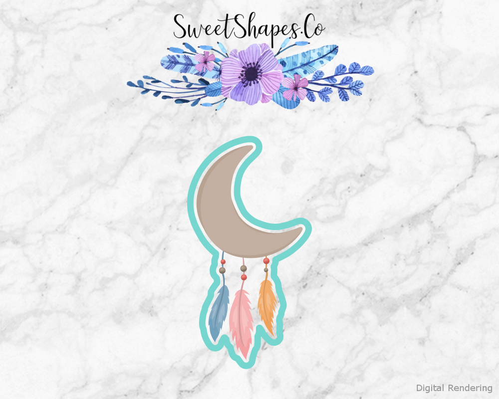 Boho Moon Cookie Cutter