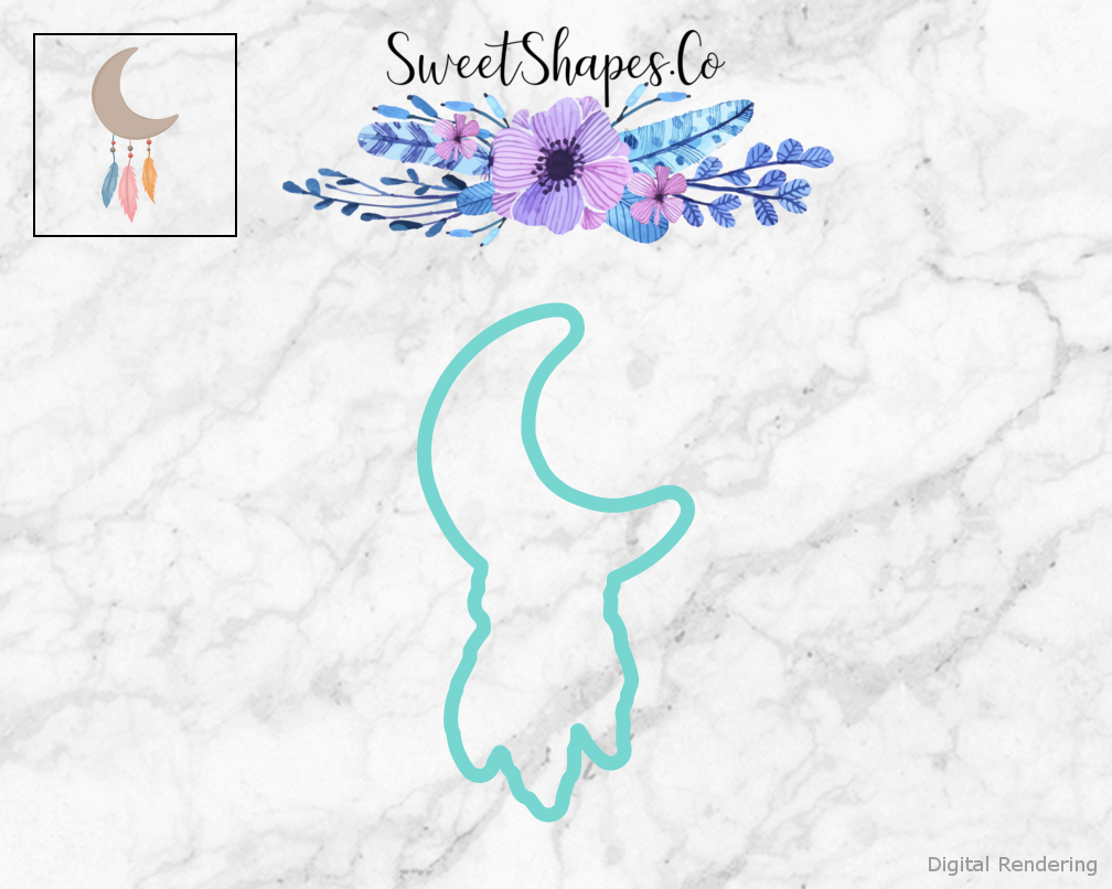 Boho Moon Cookie Cutter