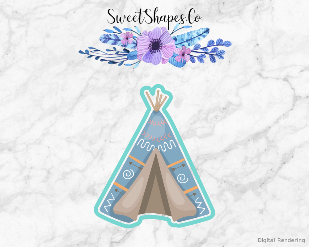 Boho Tent 1 Cookie Cutter